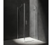 Omnires Manhattan kabina prostokątna, drzwi uchylne, 110x100cm, chrom & transparentny
