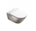 Catalano Clossy Miska Wc wisząca NewFlush 35x55 +śruby mocujące (5KFST00) biała/srebrny