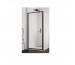 SanSwiss Top-Line S Black drzwi wachadłowe jednoczęściowe 75 cm profil czarny mat, szkło przezroczyste