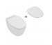 Ideal Standard Dea Zestaw Miska WC wisząca bezrantowa biała + deska sedesowa WC wolnoopadająca biała