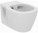 Ideal Standard Connect Zestaw Miska WC wisząca 54cm bezrantowa biała + Deska sedesowa WC wolnoopadająca cienka biała (E817401 + E772401)