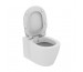 Ideal Standard Connect Zestaw Miska WC wisząca z funkcją bidetu biała + Deska WC w/o cienka biała (E772101 + E772401)