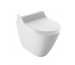 Urządzenie WC z funkcją higieny intymnej AquaClean Tuma Comfort, stojąca miska WC, szkło białe