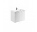 Koło Nova Pro Premium Zestaw umywalka z niskim rantem 80cm + szafka 2 drzwi, kolor biały połysk
