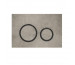 Geberit Sigma21 Przycisk uruchamiający, imitacja betonu, pierścienie: czarny chrom