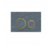 Geberit Sigma21 Przycisk uruchamiający, imitacja betonu, pierścienie: mosiądz