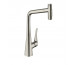 Hansgrohe Metris Select M71 bateria kuchenna 320 w/w 2jet sBox Stal Szlachetna Finish