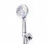 Hagendsen&Smith Pind zestaw prysznicowy 3S z przyłączem kątowym, słuchawka prysznicowa 12cm, chrom