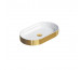 Catalano Horizon umywalka nablatowa 60x35 cm , biały/złoty