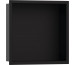 Hansgrohe XtraStoris Original Wnęka ścienna z ozdobną ramą 30 x 30 x 10 cm czarny matowy