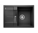 Blanco Metra 45 S Compact zlewozmywak wbudowany Silgranit PuraDur Czarny odwracalny