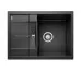 Blanco Metra 45 S Compact zlewozmywak wbudowany Silgranit PuraDur Czarny odwracalny
