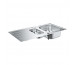Grohe K200 zlewozmywak odwracalny, wpuszczany w blat 96,5 x 50 cm ze stali szlachetnej