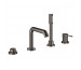 Grohe Essence 4-otworowa bateria wannowa hard graphite