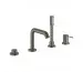 Grohe Essence 4-otworowa bateria wannowa brushed hard graphite