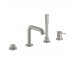 Grohe Essence 4-otworowa bateria wannowa stal nierdzewna