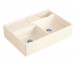 Villeroy & Boch zlewozmywak dwukomorowy 895 x 630 x 220 mm Crema CeramicPlus