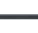 Tubądzin Listwa ścienna Timeless black 1 32,8x4,2 Gat.1