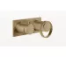 Gessi Anello bateria podtynkowa ściennej dwudrożnej przełącznik wanna/natrysk Brass Brushed PVD