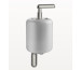 Gessi Goccia Accessories Dozownik mydła w płynie ścienny biały Chrome Brushed