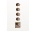 Gessi 316 Bath-Shower bateria podtynkowa termostatyczna o dużym przepływie montaż pion/poziom 4-drożna Copper Brushed PVD
