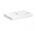 Geberit Smyle Square Umywalka, B75cm, H16.5cm, T48cm, z przelewem, bez otworu na baterię