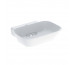 Geberit ONE Umywalka stawiana na blat, w kształcie misy, odpływ poziomy, B50cm, T42.5cm, otwór na baterię na środku, bez