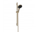 Hansgrohe Rainfinity Zestaw prysznicowy 130 3jet z drążkiem Spuro 65 cm PushSlider i wężem Designflex 160 cm Brąz Szczotkowany