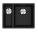 Franke Zlewozmywak do podbudowy Fragranit Maris MRG 160-34-15SBL Onyx