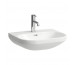 Laufen Lua umywalka ścienna 550 x 460 mmz otworem na baterie, z otworem przelewowym