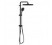 Grohe Tempesta System 250 Cube System prysznicowy z przełącznikiem do montażu ściennego czarny mat