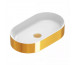 Catalano Gold & Silver umywalka 60x35 nablatowa Biały / złoty