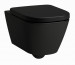 Laufen Meda czarny matowy miska podwieszana wc vortex silent flush 540x360 mm rimless 