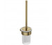 Kludi Vela R zestaw ze szczotką do WC Brushed Gold