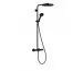 Hansgrohe Pulsify S Puro Komplet prysznicowy 260 1jet EcoSmart z Ecostat Fine i główką prysz.3jet czarny mat