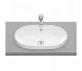 Roca Gap Umywalka Blatowa Owalna 55X39 Cm, Z Przelewem, Supraglaze - 841309_O1