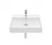 Roca Inspira Square Umywalka 600X490 Fineceramic , Supraglaze - 841276_O1
