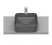 Roca Inspira Square Umywalka nablatowa FINECERAMIC 37x37 cm onyx - 819569_O1
