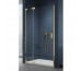 SanSwiss Cadura Gold Drzwi prysznicowe jednoczęściowe wahadłowe lewe z elementem stałym 100 cm Aquaperle szkło przezroczyste/złoty połysk - 838975_O1
