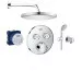 Grohe SmartControl bateria Zestaw prysznicowy podtynkowy, deszczownica 25cm (29145000 + 35600000 + 26815000 + 2760110E + 28671) chrom - 466961_O1