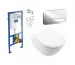 Villeroy ViConnect Subway 3.0 Zestaw stelaż podtynkowy, Miska WC z deską w/o przycisk (92246100+92249061+4670TS01) - 540553_O1