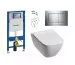 Geberit Koło Modo Zestaw Stelaż podtynkowy z miską WC wiszącą 49 deską w/o (L33124000 +111.320.00.5 +115.883.KH.1) - 459094_O1