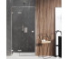 HushLab Drzwi wnękowe do kabiny prysznicowej strona lewa 80x200 Transparentne - 833985_O1