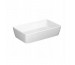 Cersanit umywalka nablatowa city sp60 prostokątna z ceramicznym korkiem box - 828525_O1