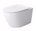 Massi Decos Miska WC wisząca Rimless Slim z deską wolnoopadającą 36x55 cm Easy Clean biały - 834058_O1