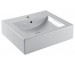 Umywalka prostokatna, 60 x 50 cm, biała - EXPO - 406265_O1
