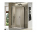SanSwiss Top-Line S wejście narożne z drzwiami rozsuwanymi 80 cm prawa profil srebrny mat, szkło przezroczyste - 789405_O1