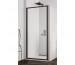 SanSwiss Top-Line S Black drzwi wachadłowe jednoczęściowe 70 cm profil czarny mat, szkło przezroczyste - 787501_O1