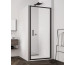 SanSwiss Top-Line S Black drzwi wachadłowe jednoczęściowe 80 cm profil czarny mat, szkło przezroczyste - 789448_O1