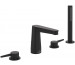 Villeroy & Boch Conum Czterootworowa bateria wannowa 455 x 124 x 165 mm Matt Black - 900674_O1
